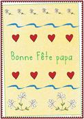 Coeur rouge et fleurs pour une f&ecirc;te joyeuse